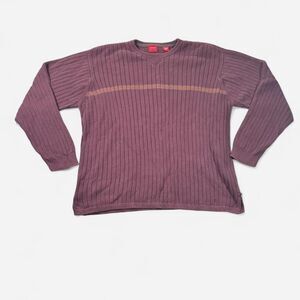 Arrow Men's Burgundy and Red Jumper